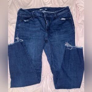 Old Navy Dark Blue Rockstar Jeans
